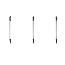 3X Pen Tapping Screen Metal Telescopic Pen Stylus Pen for New 3DS LL / XL