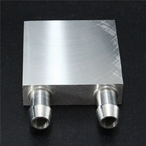 3X Aluminum Water Cooling Block 40X40X12mm Cooler for Computer CPU Radiator 2