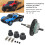 Assemblage différentiel 54T 1/10 noir 15T/17T/19T 8