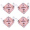 4X Chipset Waterblock Computer Water Cooling Acrylic Transparent General Northbridge Block for Computer CPU Block 1