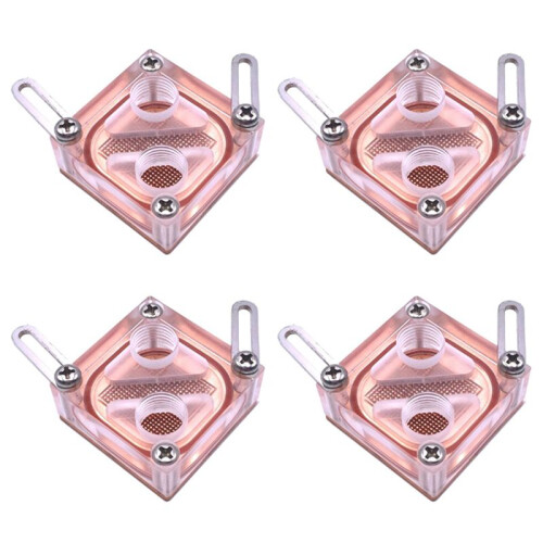 4X Chipset Waterblock Computer Water Cooling Acrylic Transparent General Northbridge Block for Computer CPU Block