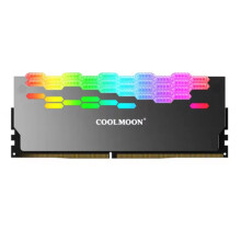 COOLMOON RA-2 RAM Memory Bank Heat Sink ARGB Colorful Flashing Heat Spreader