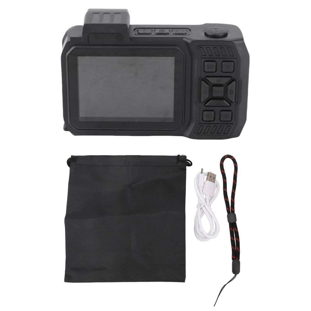 4K 65Mp Underwater Camera With Dual Screen, 18X Zoom, 33Ft Waterproof, For Snorkeling And Diving 9169991242484