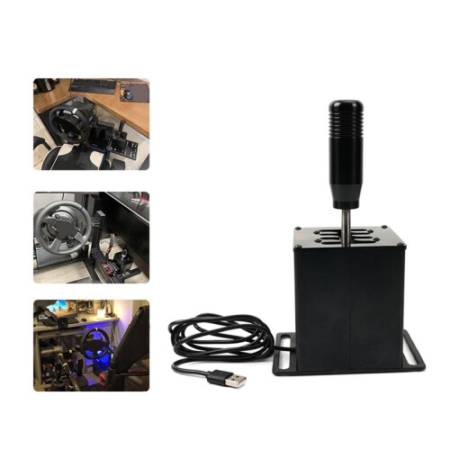 PC Game Simulation Gear Hall Linear Diagram Master USB Plug and  Shift Lever for  Simulation Racing Game 1