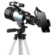 Astronomical Telescope 70mm Refractor with Tripod 150X  Magnification for Beginners and Kids