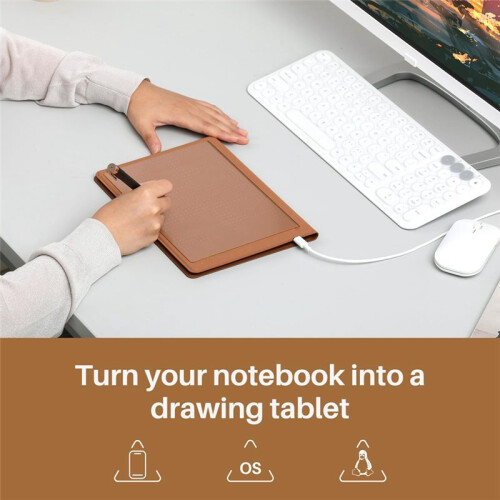 HUION Note Digital Notebook Drawing Tablet with Battery-Free Pen,  Wireless Paper Tablet Electronic Writing Pad 1