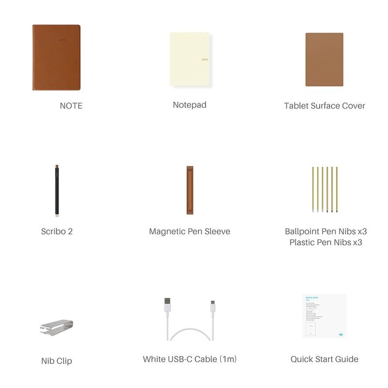 HUION Note Digital Notebook Drawing Tablet with Battery-Free Pen ...
