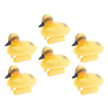 6 Pieces Baby Duckings Floating Decoy Ducks Plastic Ornament Pond Koi