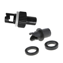 2 Pieces Air Pump HR Hose Adapter Valve Adapter for Inflatable Boat Ka