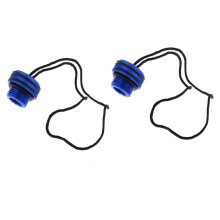 2pc Scuba Diving Dive Tank Valve Threaded Dust Plug Cap Protect Cover