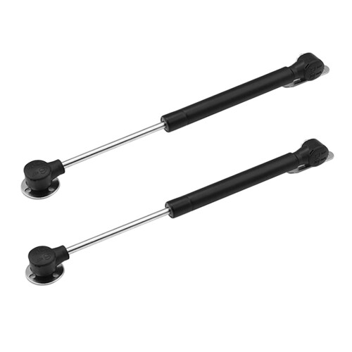 2Pcs Lift Up Lid Support Door Stay Piston Hinge Kitchen Cupboard Blac