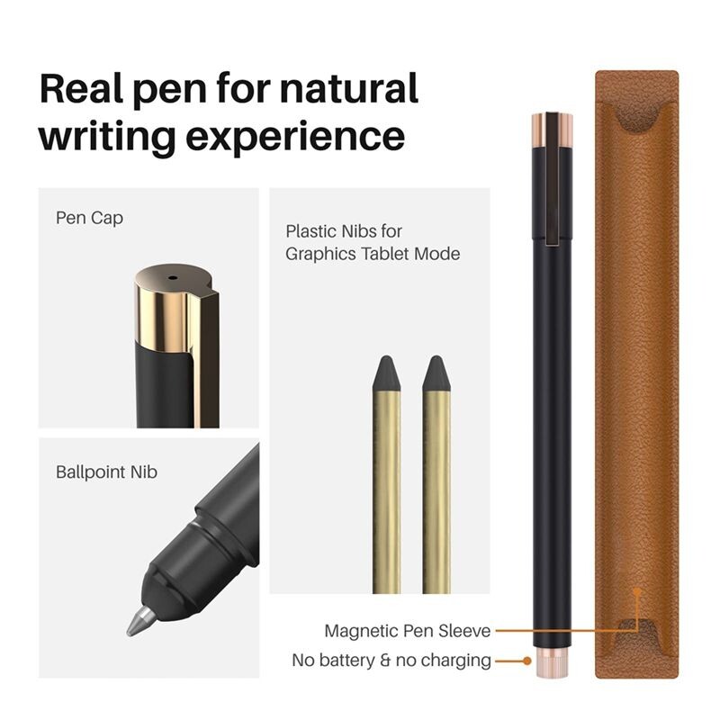 HUION Note Digital Notebook Drawing Tablet with Battery-Free Pen ...