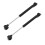 2Pcs Lift Up Lid Support Door Stay Piston Hinge Kitchen Cupboard Blac 3