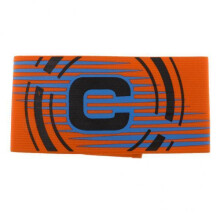 3xCaptain Armband Football Soccer Sports Adjustable Arm Bands Orange