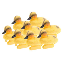 8Pcs Cute Baby Duckings Floating Decoy Ducks Mallard Pond Ornaments Ko