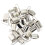 20pcs Webbing Hook Pacifier Suspender Clips  25mm 1