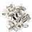20pcs Webbing Hook Pacifier Suspender Clips  25mm 2