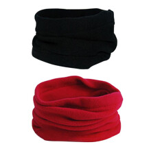 2x Neckwarmer Thermal Snood Scraf for Motorbike Cycling Red Black
