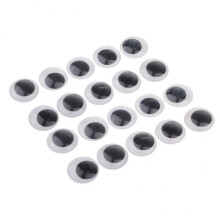 3xSelf-Adhesive Wiggle Eyes Scrapbooking Kid Crafts Moving Eyes 30mm 2