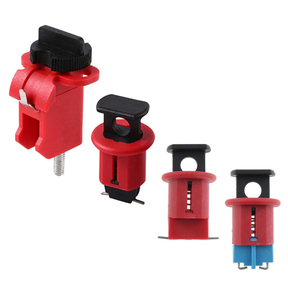 Set Of 4 Miniature Circuit Breaker Lockout Mcb Lockouts Safety Device 6902695651786