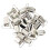 20pcs Webbing Hook Pacifier Suspender Clips  25mm 3