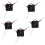 5 Sets Movement with red Pointer for Quartz Wall Clock Repair Replacem 3