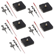 5 Sets Movement with red Pointer for Quartz Wall Clock Repair Replacem