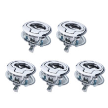 5xMarine Boat Stainless Steel 1.5" Flush Pull Locker Hatch Latch Lift