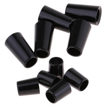 10pcs Black Golf Shaft Sleeve Ferrules Cap Adapter Ring Plastic Black