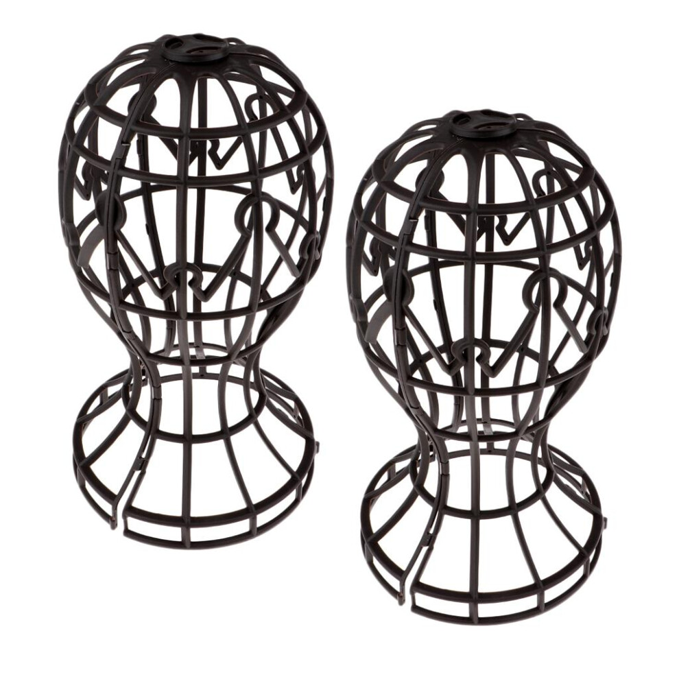 Unisex Folding Wig Holder Wig Drying Stand Wig Accessory Hat Display Rack Bro