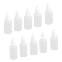 10x Empty Squeezable Dropper Bottle Screw Cap for Eye Drops Lab Liquid
