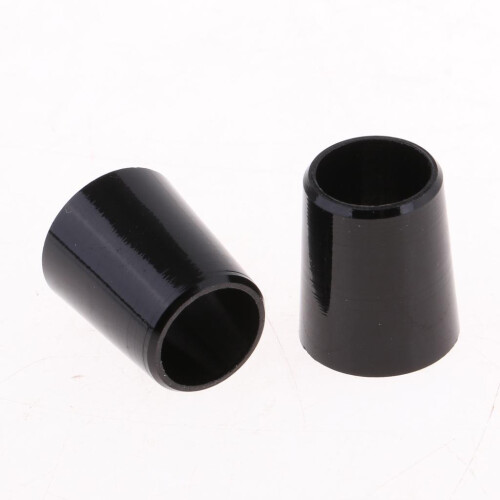10pcs Black Golf Shaft Sleeve Ferrules Cap Adapter Ring Plastic Black 2