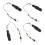4pcs Snap Release Clip w/ Leader Snap for Outrigger Downrigger Planer 1