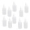 10x Empty Squeezable Dropper Bottle Screw Cap for Eye Drops Lab Liquid 3