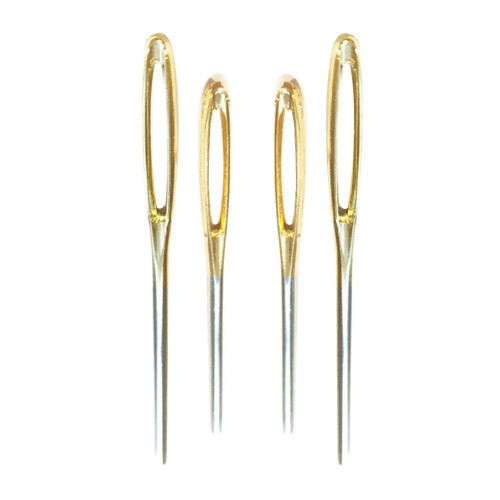 4pcs Large Eye Blunt Needles Wool Thick Knitter Yarn Hand Sewing Darni 2