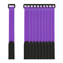 20x Fishing Rod Belts Ties Bike Carrier Rack Strap Tie Downs 20cm Purp