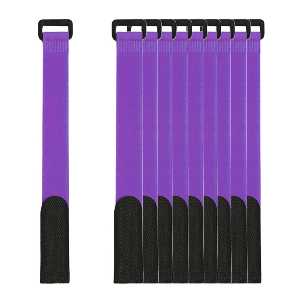 20X Fishing Rod Belts Ties Bike Carrier Rack Strap Tie Downs 20Cm Purp 6902695595349