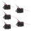 5 Sets Movement with red Pointer for Quartz Wall Clock Repair Replacem 2