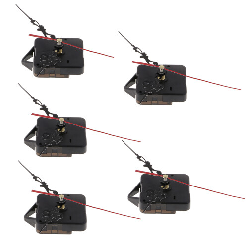 5 Sets Movement with red Pointer for Quartz Wall Clock Repair Replacem 1