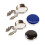 4Pcs Classic Men Cufflinks Ordinary Shirts Decor Round Button Covers B 1