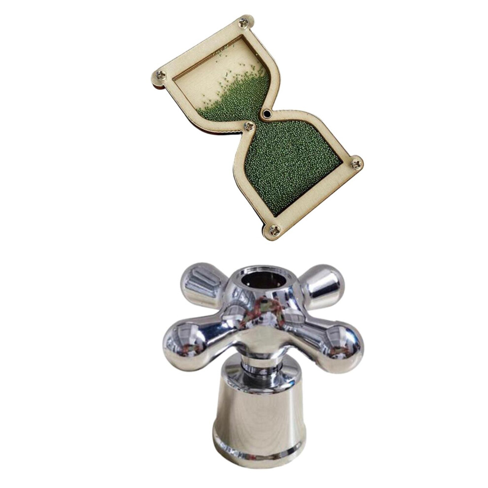 2Pcs Montessori Busy Board Faucet Busy Board And Faucet For Kids Green