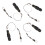 4pcs Snap Release Clip w/ Leader Snap for Outrigger Downrigger Planer 3