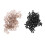 4x100 Pieces Black Plastic Safety Eyes with Backs for Dolls DIY Making 2