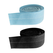 2Roll 2cm Elastic Flat Bias Binding Tape Craft Clothing Sewing Braided