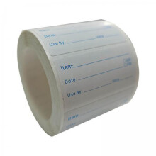 5x500 Pieces Food Storage Labels Adhesive Leaves No Residue 50x25mm Bl
