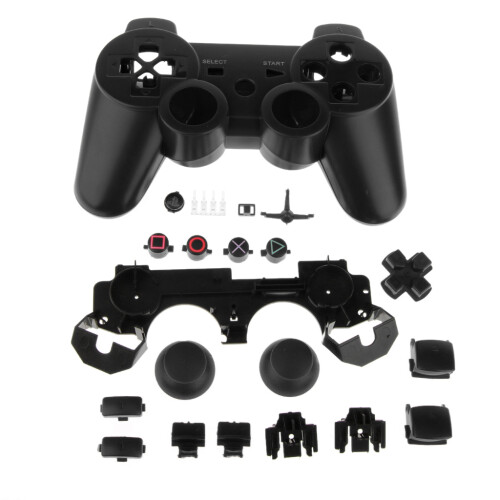 Replacement Full Housing Shell Case Mod Kit for PS3 Controller Black
