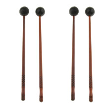 2 Pair Wooden Tongue Drum Sticks Mallets Beaters