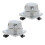 2Pcs Chrome Floor Tom Leg Mount Bracket Tom Drum Set Replacement Part 3