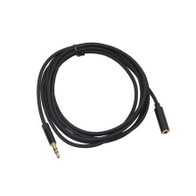 Headphone Extension Cable 3.5mm Jack Male to Female Aux Cable Black 1.