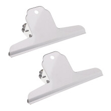 2pcs Big Size Home Bulldog Clips Hinge Clip Clamp Office Supplies 16cm